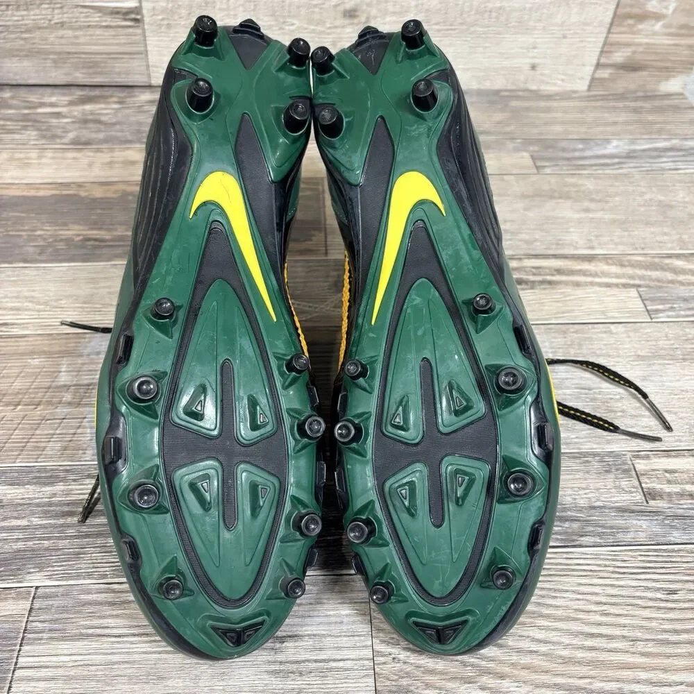 Nike 618055-012 Alpha Pro Low TD Football Cleats Green Bay Packers Men Sz 10.5